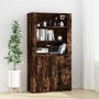 Tall smoked oak plywood sideboard by vidaXL, Sideboards - Ref: Foro24-3185364, Price: 138,11 €, Discount: %