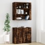 Tall smoked oak plywood sideboard by vidaXL, Sideboards - Ref: Foro24-3185364, Price: 138,11 €, Discount: %