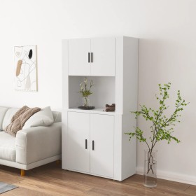 Tall white plywood sideboard by vidaXL, Sideboards - Ref: Foro24-3185351, Price: 173,27 €, Discount: %