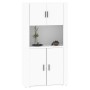 Tall white plywood sideboard by vidaXL, Sideboards - Ref: Foro24-3185351, Price: 163,99 €, Discount: %