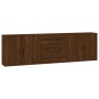 Sideboards 3 Stück Eichenbraunes Sperrholz von vidaXL, Sideboards - Ref: Foro24-3185406, Preis: 236,89 €, Rabatt: %