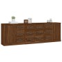 Sideboards 3 Stück Eichenbraunes Sperrholz von vidaXL, Sideboards - Ref: Foro24-3185294, Preis: 286,99 €, Rabatt: %