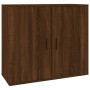 Sideboards 3 pieces oak brown plywood by vidaXL, Sideboards - Ref: Foro24-3185406, Price: 254,99 €, Discount: %