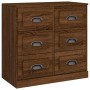 Sideboards 3 Stück Eichenbraunes Sperrholz von vidaXL, Sideboards - Ref: Foro24-3185294, Preis: 286,99 €, Rabatt: %