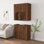 Tall oak brown plywood sideboard by vidaXL, Sideboards - Ref: Foro24-3185358, Price: 156,99 €, Discount: %