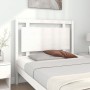 Solid white pine wood bed headboard 105.5x4x100 cm by vidaXL, Headboards and footboards - Ref: Foro24-833130, Price: 59,54 €,...