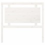 Solid white pine wood bed headboard 105.5x4x100 cm by vidaXL, Headboards and footboards - Ref: Foro24-833130, Price: 59,54 €,...