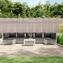 8-piece garden furniture set with cushions white steel by vidaXL, Garden sets - Ref: Foro24-3186916, Price: 579,19 €, Discoun...