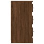 Display cabinets 2 pieces plywood brown oak by vidaXL, Sideboards - Ref: Foro24-3185246, Price: 173,99 €, Discount: %