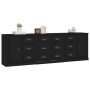 Sideboards 3 Stück schwarzes Sperrholz von vidaXL, Sideboards - Ref: Foro24-3185288, Preis: 276,64 €, Rabatt: %