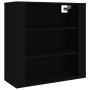 Aparador alto madera contrachapada negro de vidaXL, Aparadores - Ref: Foro24-3185392, Precio: 146,36 €, Descuento: %