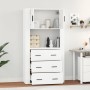 Hochglänzendes Sideboard aus weißem Sperrholz von vidaXL, Sideboards - Ref: Foro24-3185385, Preis: 192,89 €, Rabatt: %