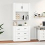 High gloss white plywood sideboard by vidaXL, Sideboards - Ref: Foro24-3185385, Price: 192,89 €, Discount: %