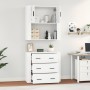 Hochglänzendes Sideboard aus weißem Sperrholz von vidaXL, Sideboards - Ref: Foro24-3185385, Preis: 192,89 €, Rabatt: %