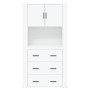 High gloss white plywood sideboard by vidaXL, Sideboards - Ref: Foro24-3185385, Price: 192,89 €, Discount: %