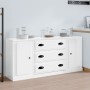 Sideboards 3 Einheiten aus glänzend weißem Sperrholz von vidaXL, Sideboards - Ref: Foro24-3185249, Preis: 172,04 €, Rabatt: %