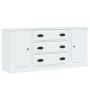 Sideboards 3 Einheiten aus glänzend weißem Sperrholz von vidaXL, Sideboards - Ref: Foro24-3185249, Preis: 164,73 €, Rabatt: %