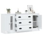 Sideboards 3 Einheiten aus glänzend weißem Sperrholz von vidaXL, Sideboards - Ref: Foro24-3185249, Preis: 164,73 €, Rabatt: %