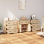 Sideboards 3 pieces plywood oak Sonoma color by vidaXL, Sideboards - Ref: Foro24-3185426, Price: 262,45 €, Discount: %