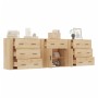 Aparadores 3 piezas madera contrachapada color roble sonoma de vidaXL, Aparadores - Ref: Foro24-3185426, Precio: 262,45 €, De...