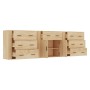 Sideboards 3 pieces plywood oak Sonoma color by vidaXL, Sideboards - Ref: Foro24-3185426, Price: 262,45 €, Discount: %