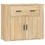 Sideboards 3 pieces plywood oak Sonoma color by vidaXL, Sideboards - Ref: Foro24-3185426, Price: 262,45 €, Discount: %