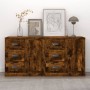 2-piece smoked oak plywood sideboards by vidaXL, Sideboards - Ref: Foro24-3185228, Price: 194,41 €, Discount: %