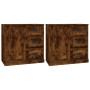 2-piece smoked oak plywood sideboards by vidaXL, Sideboards - Ref: Foro24-3185228, Price: 194,41 €, Discount: %