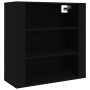 Tall black plywood sideboard by vidaXL, Sideboards - Ref: Foro24-3185376, Price: 138,99 €, Discount: %