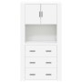 Hohes Sideboard aus weißem Sperrholz von vidaXL, Sideboards - Ref: Foro24-3185383, Preis: 185,46 €, Rabatt: %