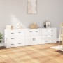 Sideboards 3 Einheiten aus glänzend weißem Sperrholz von vidaXL, Sideboards - Ref: Foro24-3185425, Preis: 312,92 €, Rabatt: %