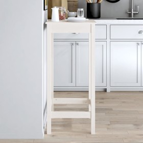 High bar table solid white pine wood 50x50x110 cm by vidaXL, Kitchen and dining tables - Ref: Foro24-833264, Price: 61,61 €, ...