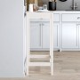 High bar table solid white pine wood 50x50x110 cm by vidaXL, Kitchen and dining tables - Ref: Foro24-833264, Price: 61,46 €, ...