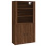 Tall oak brown plywood sideboard by vidaXL, Sideboards - Ref: Foro24-3185366, Price: 152,70 €, Discount: %