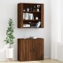 Tall oak brown plywood sideboard by vidaXL, Sideboards - Ref: Foro24-3185366, Price: 152,70 €, Discount: %