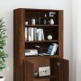 Tall oak brown plywood sideboard by vidaXL, Sideboards - Ref: Foro24-3185366, Price: 152,70 €, Discount: %