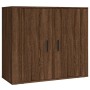 Tall oak brown plywood sideboard by vidaXL, Sideboards - Ref: Foro24-3185366, Price: 152,70 €, Discount: %