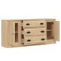 Sideboards 3 pieces plywood oak Sonoma color by vidaXL, Sideboards - Ref: Foro24-3185250, Price: 184,45 €, Discount: %