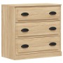 Sideboards 3 pieces plywood oak Sonoma color by vidaXL, Sideboards - Ref: Foro24-3185250, Price: 184,45 €, Discount: %