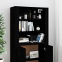 Tall black plywood sideboard by vidaXL, Sideboards - Ref: Foro24-3185360, Price: 145,99 €, Discount: %