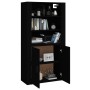 Tall black plywood sideboard by vidaXL, Sideboards - Ref: Foro24-3185360, Price: 145,99 €, Discount: %