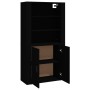 Tall black plywood sideboard by vidaXL, Sideboards - Ref: Foro24-3185360, Price: 145,99 €, Discount: %