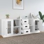 Sideboards 3 pieces white plywood by vidaXL, Sideboards - Ref: Foro24-3185255, Price: 166,79 €, Discount: %