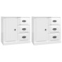 2 plywood white gloss sideboards by vidaXL, Sideboards - Ref: Foro24-3185225, Price: 161,58 €, Discount: %