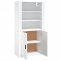 Aparador alto madera contrachapada blanco de vidaXL, Aparadores - Ref: Foro24-3185359, Precio: 132,45 €, Descuento: %