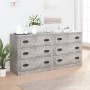 Sideboards 2 pcs concrete gray plywood by vidaXL, Sideboards - Ref: Foro24-3185243, Price: 181,14 €, Discount: %