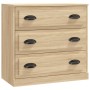 Aparadores 3 piezas madera contrachapada color roble sonoma de vidaXL, Aparadores - Ref: Foro24-3185218, Precio: 247,99 €, De...