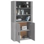 Aparador alto de madera contrachapada gris Sonoma de vidaXL, Aparadores - Ref: Foro24-3185365, Precio: 145,65 €, Descuento: %