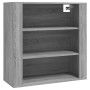 Aparador alto de madera contrachapada gris Sonoma de vidaXL, Aparadores - Ref: Foro24-3185365, Precio: 145,65 €, Descuento: %