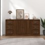 3-teilige Sideboards Sperrholz braune Eiche von vidaXL, Sideboards - Ref: Foro24-3185238, Preis: 206,69 €, Rabatt: %